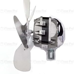 SMC 10 Watt Motor Shaded Pole Motor With FAN & Clip Stand for Refrigerator Water Cooler  Condenser/Freezer Perfect Replacement Part Low Noise Electronic Components