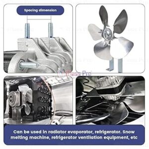 SMC 10 Watt Motor Shaded Pole Motor With FAN & Clip Stand for Refrigerator Water Cooler  Condenser/Freezer Perfect Replacement Part Low Noise Electronic Components