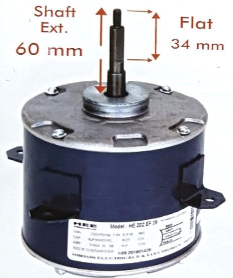 SMC HE 202 EF29 (HIMSUN) Spilt Outdoor Air Conditioner Motor For Carrier split E1152,E1136,E146 ,E136 ,1114 ,1201 ,E 1106 & More 1.5/2.0 Ton Ac