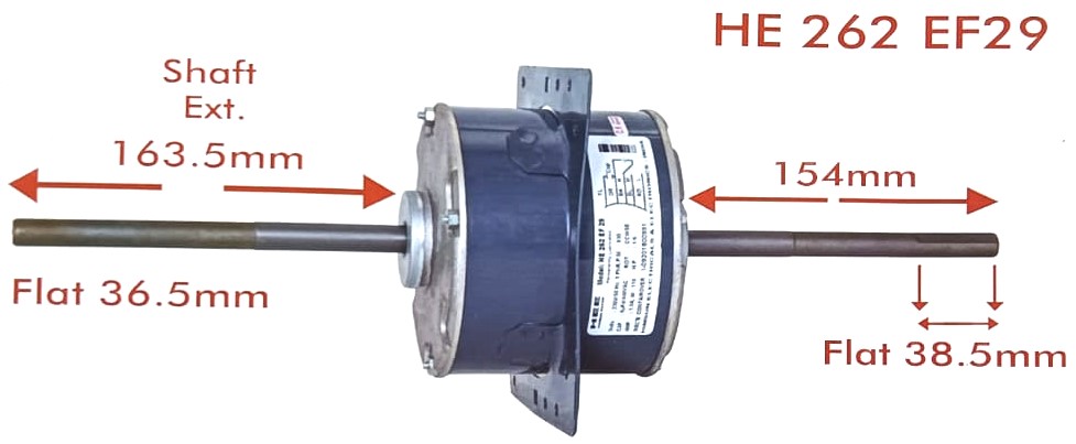 SMC HE 262 EF29 (HIMSUN) For Window Air Conditioner Lg ( Long Shaft) & More 1.0/1.5/2.0 Ton Ac