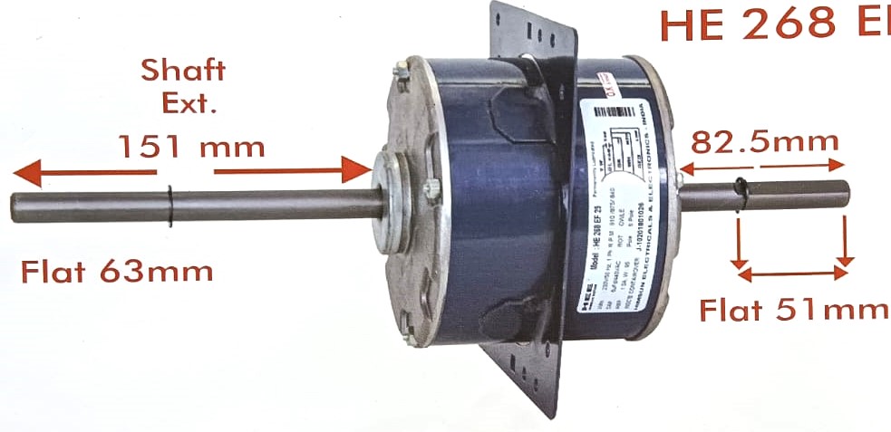 SMC HE 268 EF 29 (HIMSUN) For Window Air Conditioner Voltas, US 1168 & More 1.5/2.0 Ton Ac