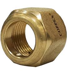 SMC Brass Flare Union Nut 1/2" to 5/8" For Air Conditioner & More