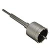 SMC Digital Craft 80mm Air Conditioner Punch Reamer SDS Plus Shank Hole Saw Cutter Concrete Cement Stone Wall Hollow Drill Bit with Wrench New