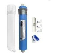 SMC Mambrane High Tds, Membrane Housing, 3 pcs Elbow Connectors, Fr & Taflon Tape Compatible with All Kind of Domestic RO Water purifiers.