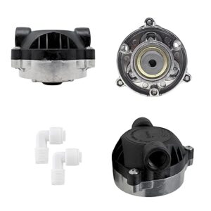 SMC Booster Pump Head for Aquaguard/Kent And All Type RO, Suitable for 75 GPD, 100 GPD pump Black - 1 Pcs