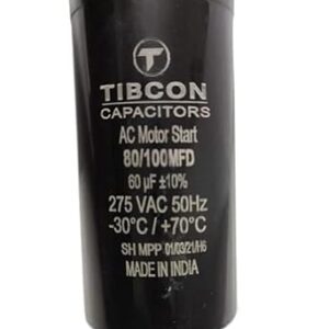 SMC 80/100 MFD 440V TIBCON Starting Capacitor for Air Conditioner (Split & Window Air Conditioners) 80/100 Motor Start Capacitor