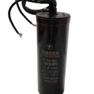 SMC 100/120 MFD 440V TIBCON Starting Capacitor for Air Conditioner (Split & Window Air Conditioners) 80/100 Motor Start Capacitor