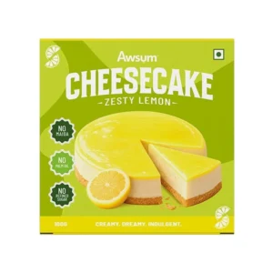 Awsum Zesty Lemon Cheesecake