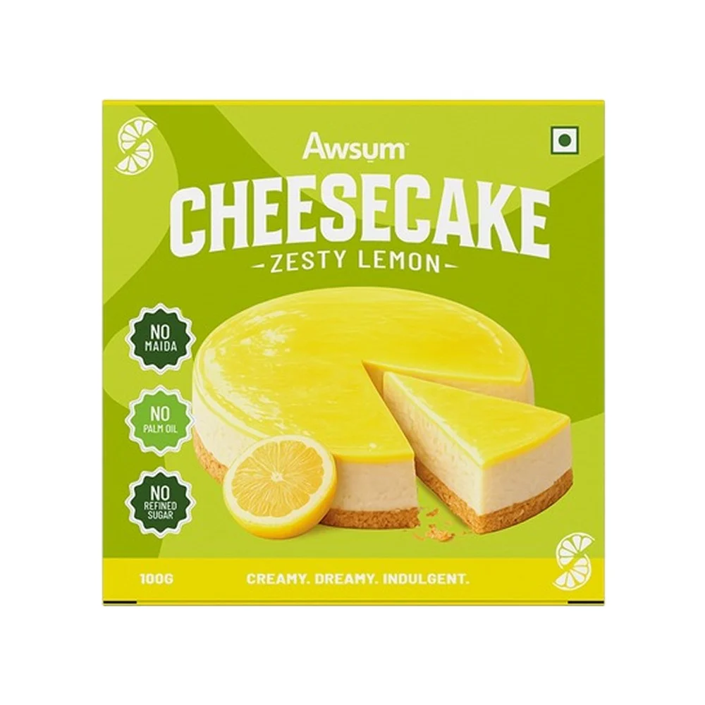 Awsum Zesty Lemon Cheesecake