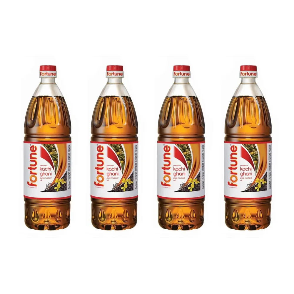 Fortune Premium Kachi Ghani Pure Mustard Oil (910 g)