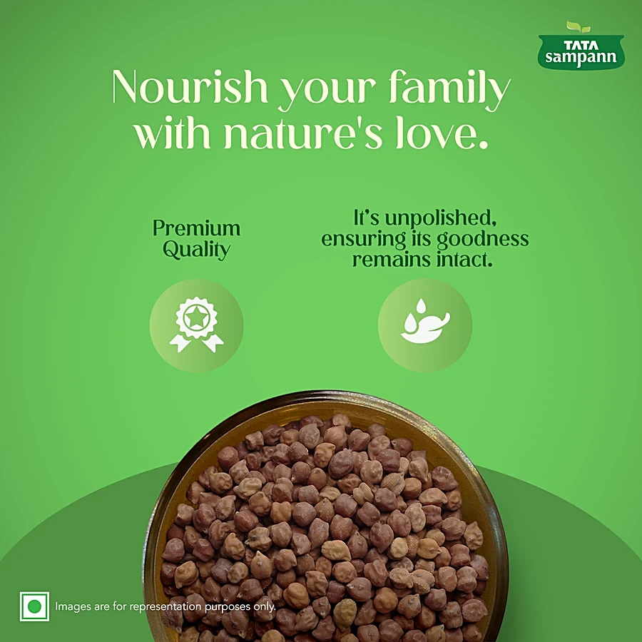 Tata Sampann Unpolished Kala Chana (500 g)