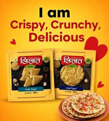 Lijjat Moong Dal Papad 200 g