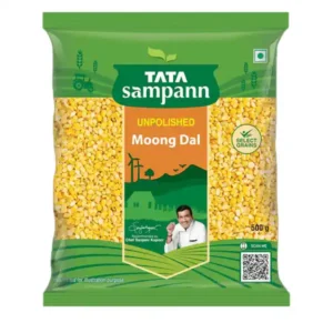 Tata Sampann Unpolished Yellow Moong Dal (Dhuli) Split (500 g)