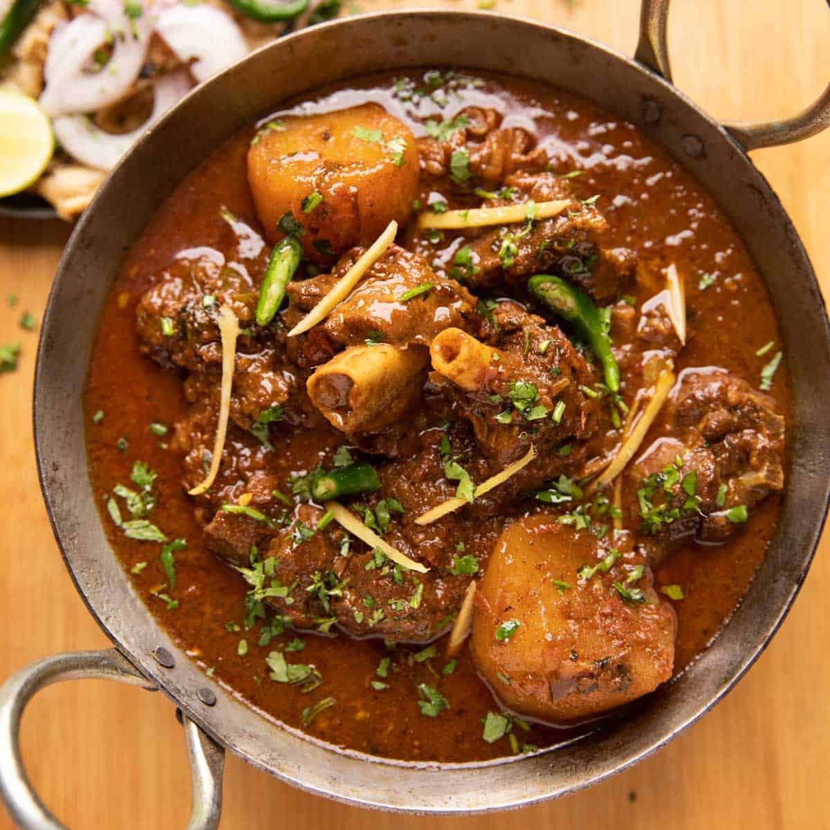 Fresh Mutton Curry Cut (16 pcs/kg), 1 Kg Pack