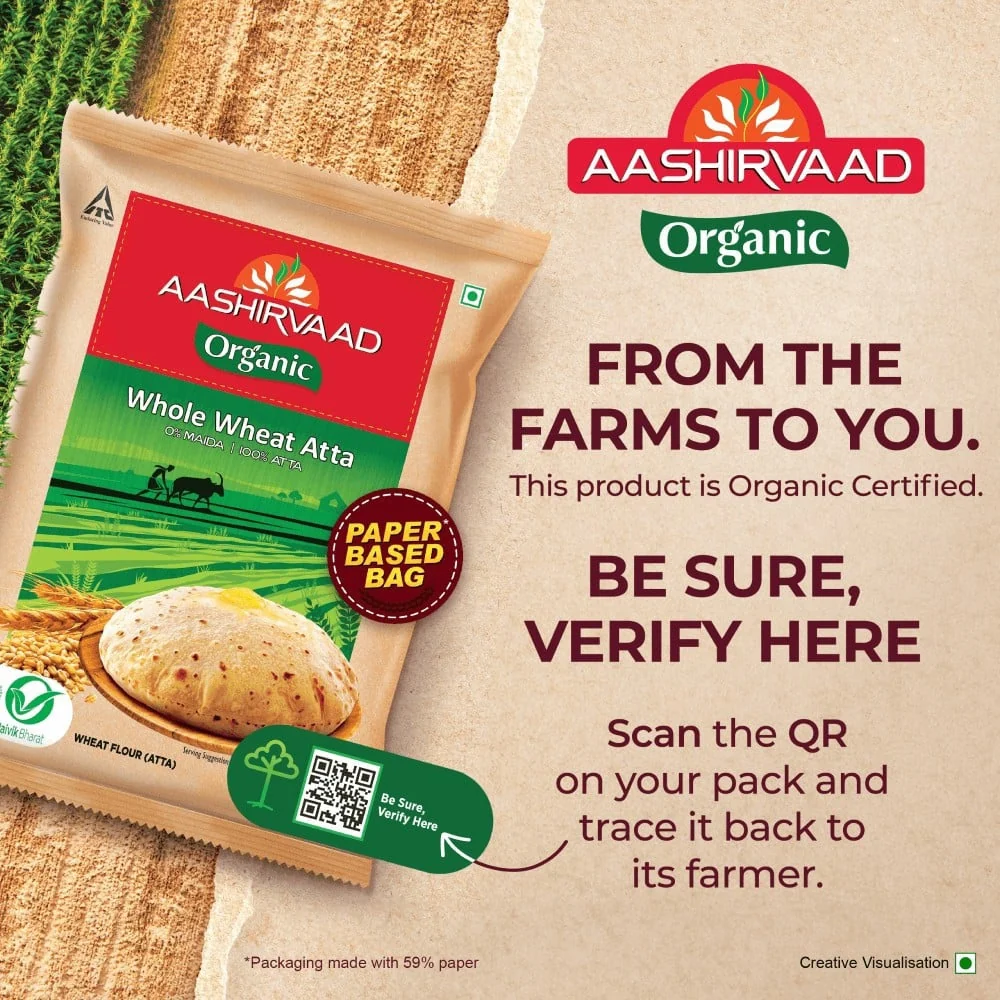 Aashirvaad Organic Atta 5 kg