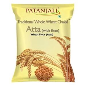 Patanjali Whole Wheat Chakki Atta (with Bran) (5 kg)
