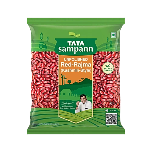 Tata Sampann Unpolished Red Rajma Kashmiri Style (500 g)