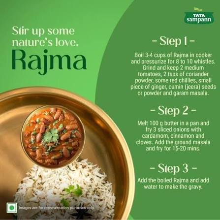 Tata Sampann Unpolished Red Rajma Kashmiri Style (500 g)