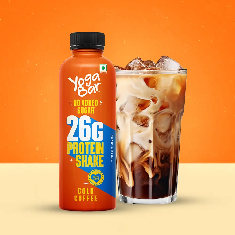 Yoga Bar 26 g Protein Milkshake - Cold Coffee (250 ML)
